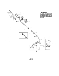 Part Location Diagram of 952711616 Weed Eater Line trimmer spool assembly